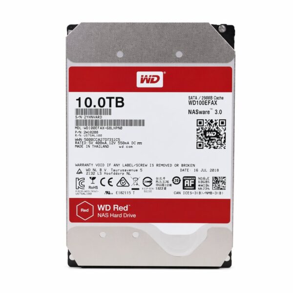 manual-02ad2c82-0 WD 10TB 256MB Cache 3.5 SATA HDD Drive WD100EFAX-68LHPN0