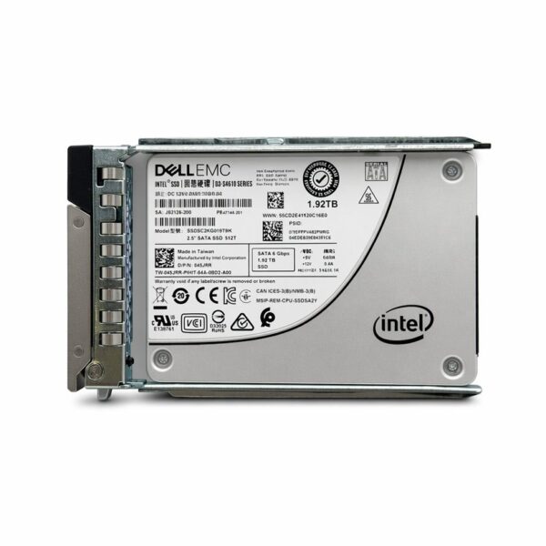 Dell 1.92TB SATA 6Gb/s 2.5" MU SSD 055J8H Intel D3-S4610 SSDSC2KG019T8R