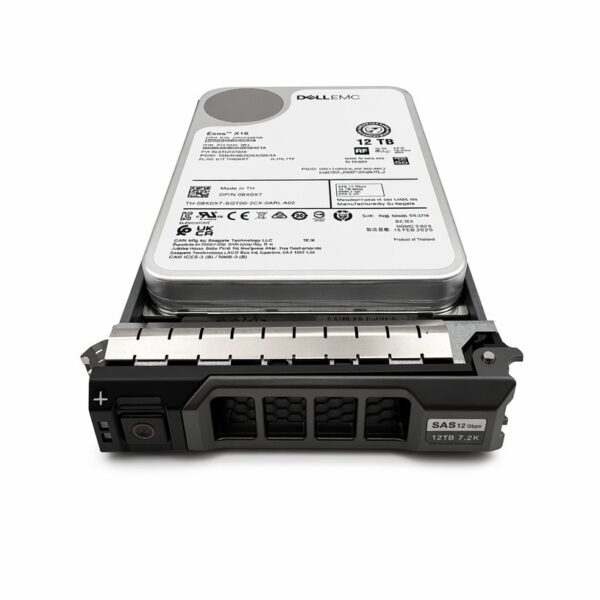 Dell 0M1C0T 12TB 7.2K 12Gb/s SAS 3.5" LFF HDD ST12000NM006J 512e