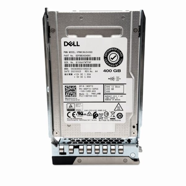 manual-3eb318a5-1 WGP72 Dell 400GB SAS 12Gbps Write Intensive 2.5'' SSD 0WGP72 KPM5XMUG400G