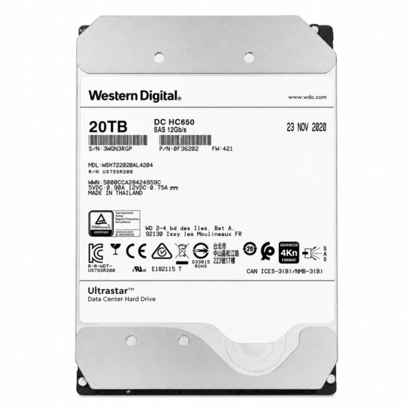 manual-44726e39-4 Western Digital Ultrastar DC HC570 20TB SATA 6 Gb/s