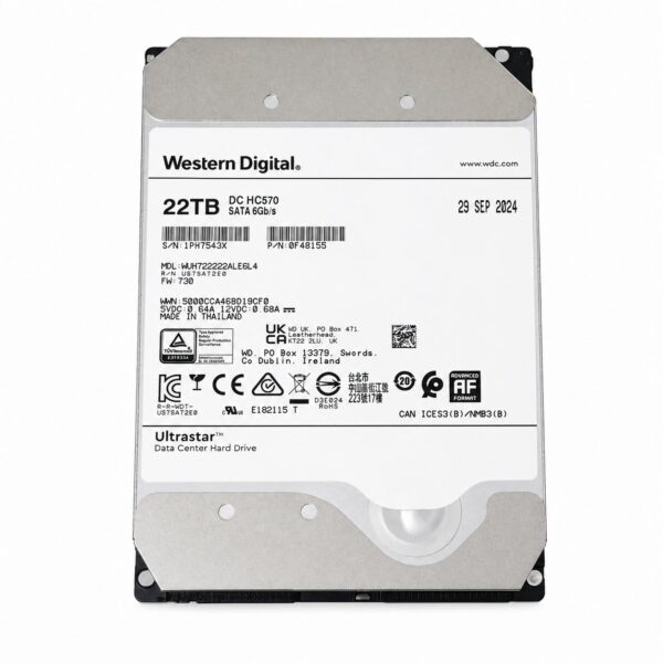 manual-44726e39-5 Western Digital Ultrastar DC HC570 20TB SATA 6 Gb/s