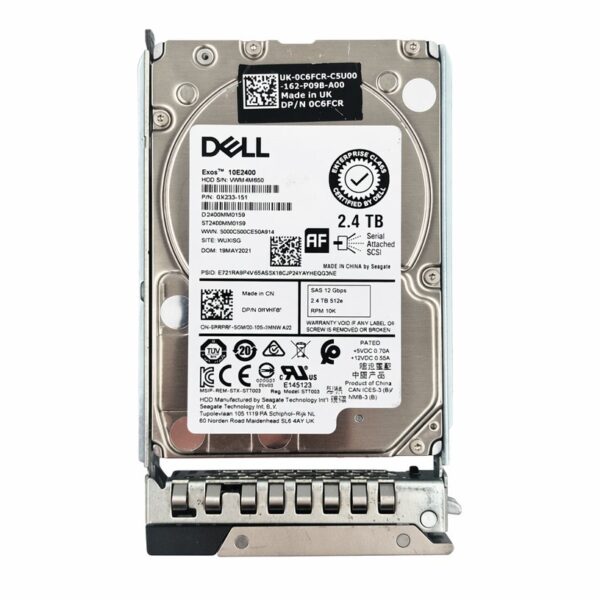 manual-47bbb787-1 Dell 2.4TB 10K SAS 12G 2.5" Hard Drive HDD RWR8F 0RWR8F