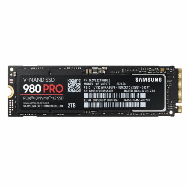 Samsung 980 PRO PCIe 4.0 NVMe M.2 SSD 2TB