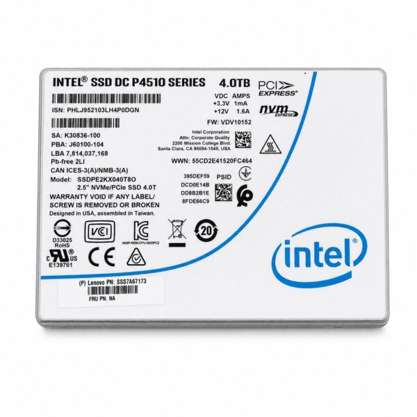 Intel SSD DC P4510 Series SSDPE2KX040T801