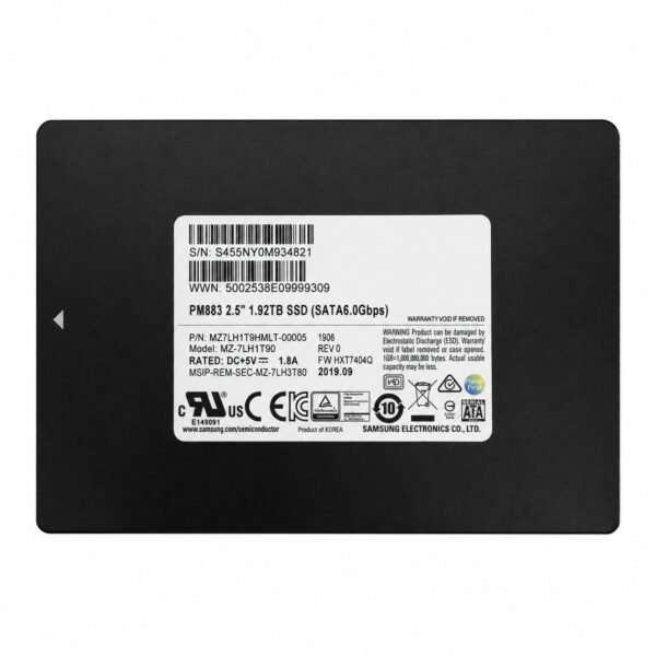 manual-627685c0-0 Samsung PM893 Series 1.92 TB SATA 6.0 Gbps