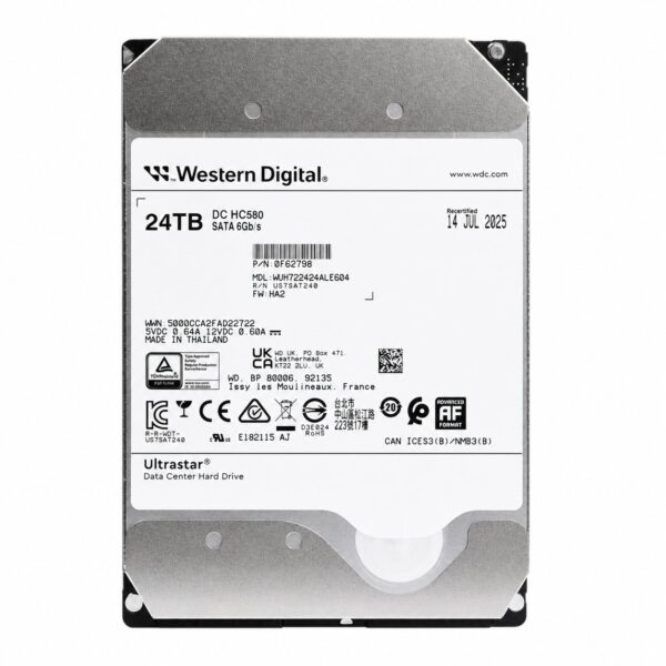 manual-6da03334-3 Western Digital Ultrastar DC HC580 24 TB SATA 6 Gb/s