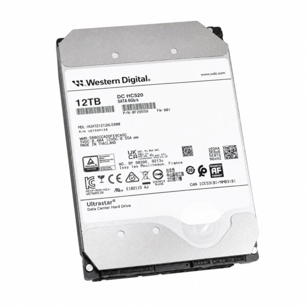 Western Digital Ultrastar  12TB SATA 6 Gb/s