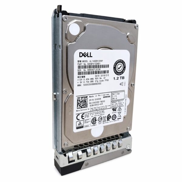 manual-99e4acf6-1 Dell 03K30N 1.2TB 6Gbps 10K RPM 2.5 SAS HDD Drive PN: AL14SEB120NY