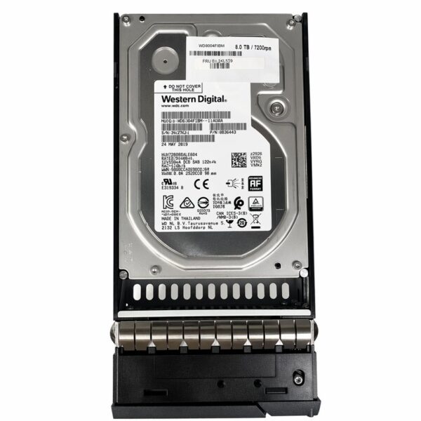 NetApp 8TB at 7.2k RPM 12Gb/s 3.5 SAS Hard Drive E-X4127A