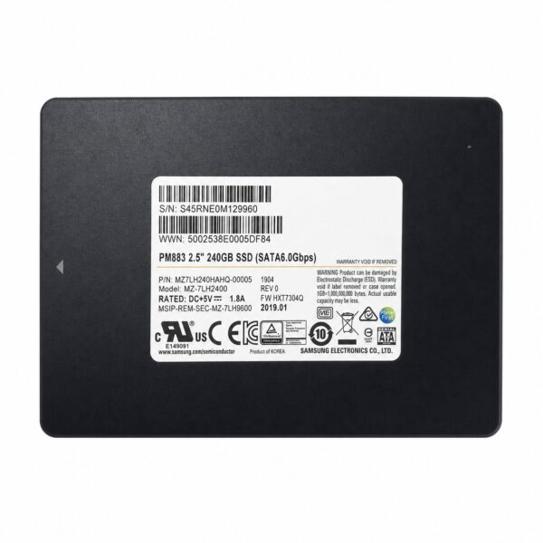 manual-b6dc1edb-0 Samsung PM883 Enterprise SSD 240 GB SATA 6.0 Gbps (SATA III)