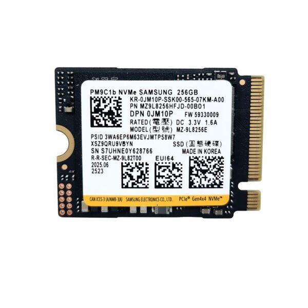 manual-bfcd92f9-0 Samsung PM9C1b MZ-9L8256E M.2 2230 PCIe NVMe 256GB SSD Drive MZ9L8256HFJD-00BD1