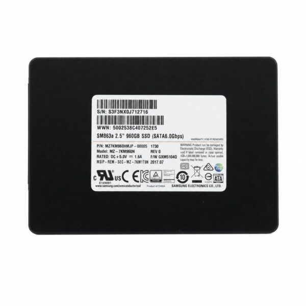 manual-d35711c7-0 Samsung PM863a 960GB Enterprise SATA SSD