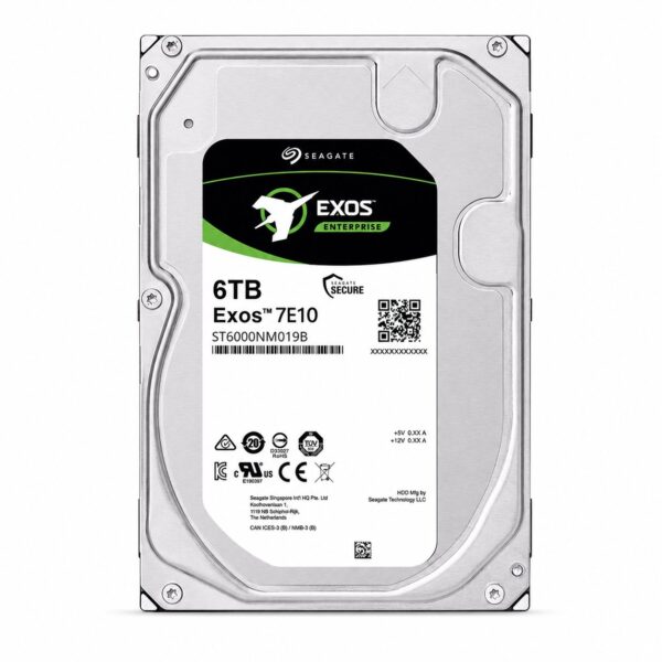 Seagate Exos 7E10 6T 3.5 7.2K SATA 6 Gb/s (SATA III)