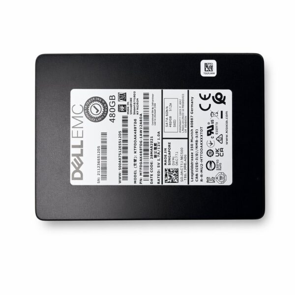 manual-d75050ba-1 Dell EMC 480GB SATA 6Gb/s 2.5-inch Solid State Drive SSD PN: 0KCT7J