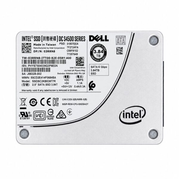 manual-dfacd3ca-1 Intel SSD D3-S4510 Series (3.84TB, 2.5in SATA 6Gb/s) SSDSC2KB038T8
