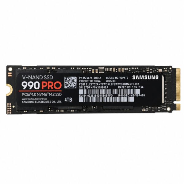 manual-f0012cf5-1 Samsung SSD 990 PRO 4TB (4,000 GB) M.2 (2280)