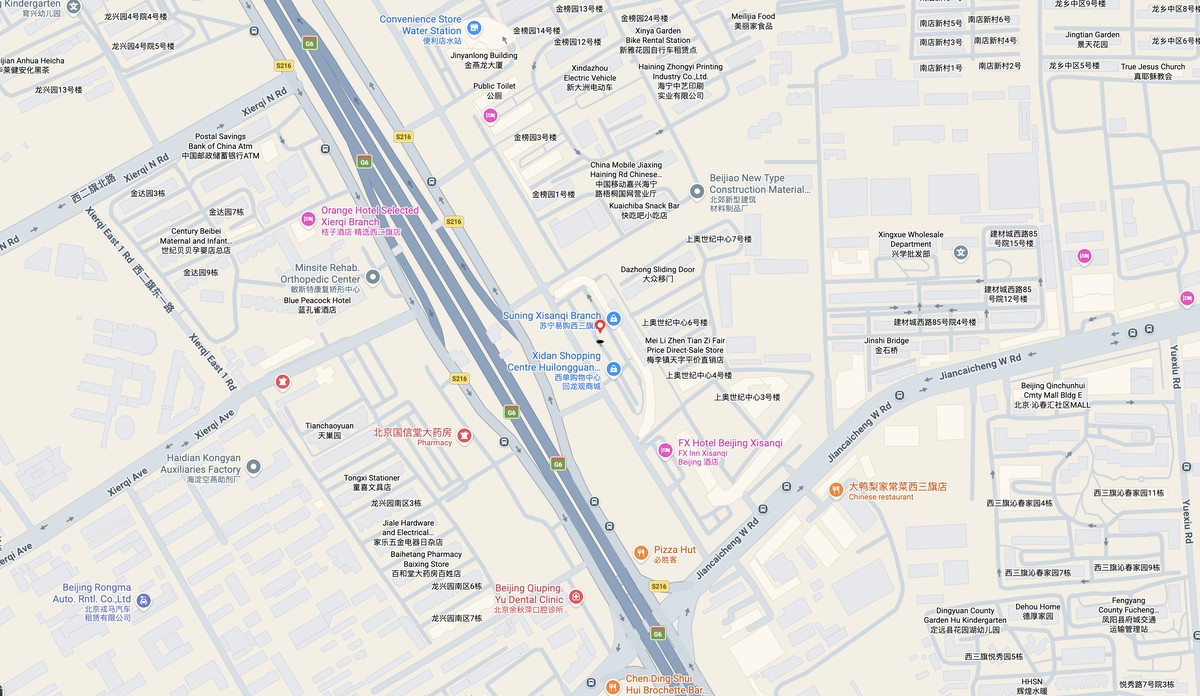 SunSpike Beijing office map preview